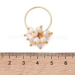 Natural Cultured Freshwater Pearl Finger Rings&nbsp;RJEW-JR01002