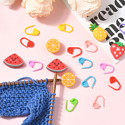60Pcs ABS Plastic Knitting Crochet Locking Stitch Markers Holder&nbsp;DIY-SC0030-65
