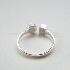 Brass Cuff Open Rings for Women&nbsp;WG0BCBF-01