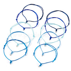 50Pcs 5 Colors Adjustable Nylon Cord Bracelet Making&nbsp;BJEW-TA00670