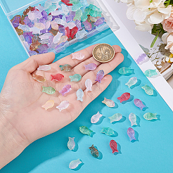 140Pcs 14 Colors Transparent Spray Painted Glass Beads&nbsp;GLAA-ME0001-10