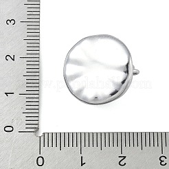 304ステンレススチールエナメルペンダント  丸カン付き  ハンバーガーチャーム  ステンレス鋼色  18x13mm  穴：3.3mm&nbsp;LS-STAS-M120-01A-P