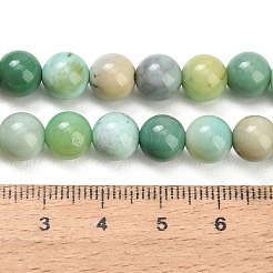 天然石モスアゲートビーズ連売り  スムーズなラウンド  8~9mm  穴：1mm  約50個/連  15.55~15.75''（39.5~40センチメートル）&nbsp;GG-CBA007A-B03-8mm