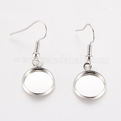 Iron Earring Hooks&nbsp;EJEW-WH0004-07P