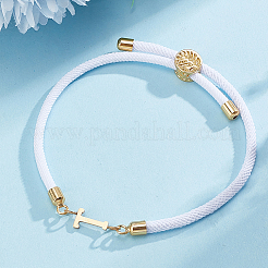 1pc Adjustable Nylon Cord Slider Bracelets for Women&nbsp;BJEW-LP0001-33T-G