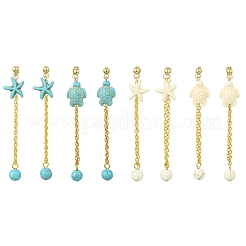 304 Stainless Steel Dangle Stud Earrings for Women&nbsp;EJEW-JE07233