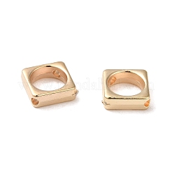Ccbプラスチックビーズフレーム  菱形  ゴールドカラー  12x12.5x3.5mm  穴：1.6mm  内径：7mm&nbsp;CCB-P012-02G
