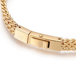 304 Stainless Steel Mesh Bracelets&nbsp;BJEW-L665-04G