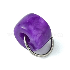 Natural White Jade Dyed Column Charms&nbsp;PALLOY-JF02760