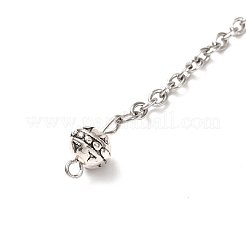 Bullet Natural Gemstone Double Terminated Pointed Pointed Dowsing Pendulums&nbsp;PALLOY-JF00887