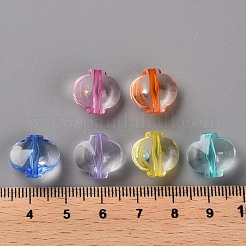 透明なアクリルビーズ  ランタン  ミックスカラー  12.5x14x7mm  穴：1.6mm  約876個/500g&nbsp;TACR-S154-23A