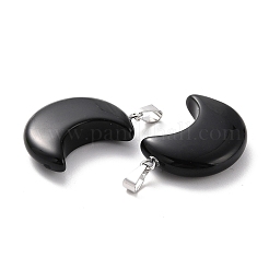 Natural Obsidian Pendants&nbsp;X-G-Z022-02L