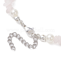 Natural Rose Quartz & Green Aventurine Beaded Bracelets&nbsp;BJEW-JB10508
