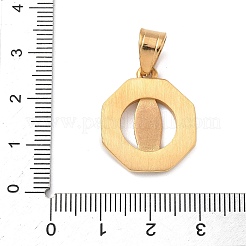 316 Surgical Stainless Steel Rhinestone Pendants&nbsp;STAS-P412-10G