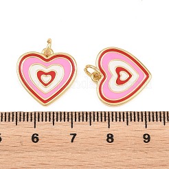 Brass Enamel Pendants&nbsp;KK-L275-70B-G