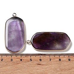 Natural Amethyst Pendants&nbsp;G-G063-02B