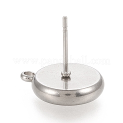 Tarnish Resistant 304 Stainless Steel Stud Earring Findings&nbsp;STAS-K202-04D-P