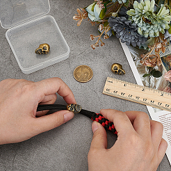 3Pcs Brass Beads&nbsp;KK-FG0001-18