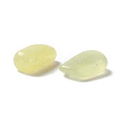 天然な新しい翡翠のビーズ  穴なし/ドリルなし  ナゲット  8~15.5x7.5~10x2.5~5mm  約630個/500g&nbsp;G-A023-05D