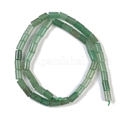 天然石グリーンアベンチュリンビーズ連売り  コラム  7.5~8.5x5~6mm  穴：1mm  約45~46個/連  14.69~15.04インチ（37.3~38.2cm）&nbsp;G-C128-A08-01