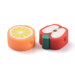 240Pcs 12 Kinds of Fruit Handmade Polymer Clay Beads&nbsp;CLAY-ZZ0001-001A