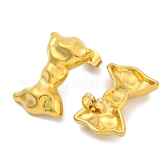 Ion Plating(IP) 304 Stainless Steel Stud Earrings&nbsp;EJEW-H013-28G
