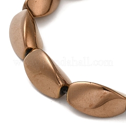 Electroplated Non-magnetic Synthetic Hematite Beads Strands&nbsp;G-P518-01G