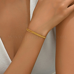Brass Curb Chain Bracelets for Women&nbsp;ZM6497