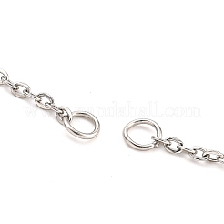 Tarnish Resistant 304 Stainless Steel Cable Chains Necklace Makings&nbsp;AJEW-P119-04A-P