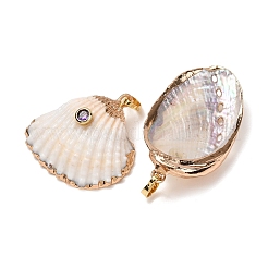 Natural Conch Shell Pendants&nbsp;SH-CBAB405-01KCG