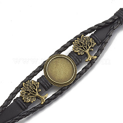 Imitation Leather Bracelet Making&nbsp;MAK-R024-03