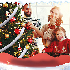 White Faux Fur Ribbon Trim Fabric Roll for Christmas Tree Decor or Wreath Bows Craft&nbsp;DIY-GF0006-66