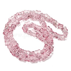 Transparent Glass Beads Strands&nbsp;GL-CBAAE04-01A