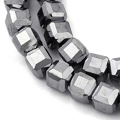 合成テラヘルツ石ビーズ連売り  ファセットテーブルカットキューブビーズ  4.5x4.5x4mm  穴：0.9mm  約97個/連  15.35''（39センチメートル）&nbsp;G-H327-L03-03