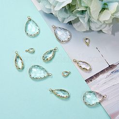 18Pcs 3 Styles Glass Charms&nbsp;KK-SZ0002-63