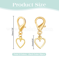 40Pcs 2 Colors Heart Alloy Shoes Charms&nbsp;HJEW-HY00091
