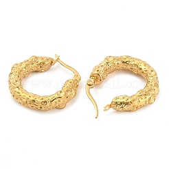 Iron Plating(IP) 304 Stainless Steel Hoop Earrings&nbsp;EJEW-K259-06G