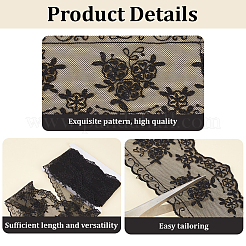 5Yards Polyester Fringe Lace Trim&nbsp;OCOR-CY0003-95A