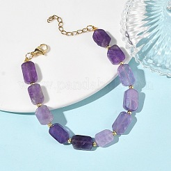 Natural Amethyst Beaded Bracelets for Women&nbsp;BJEW-JB14156-02
