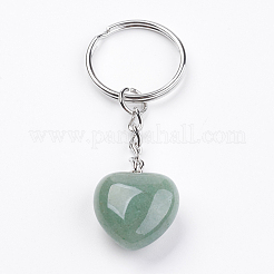 Natural Green Aventurine Keychain&nbsp;KEYC-F019-02P