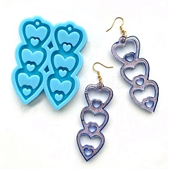 Heart Pendant Silicone Molds&nbsp;DIY-P022-15