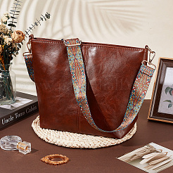 PU Leather Shoulder Bags with Ethic Bag Starp&nbsp;AJEW-WH20816-217B