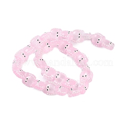 Transparent Glass Beads Strands&nbsp;LAMP-L078-010F