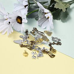 Kitten Theme Tibetan Style Alloy Pendants&nbsp;TIBEP-MSMC018-M2