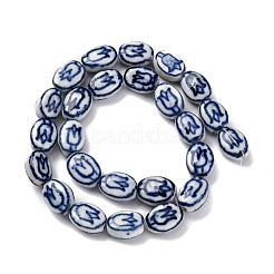 Handmade Blue and White Porcelain Beads&nbsp;PORC-I027-17B