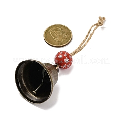 Christmas Iron Bell Hanging Ornaments&nbsp;HJEW-JM02443
