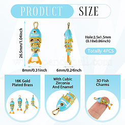 Rack Plating Brass Pendants&nbsp;KK-TA0008-56B-04