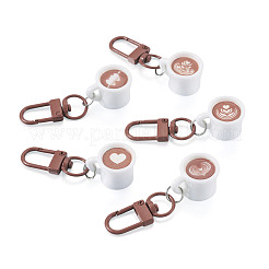 5Pcs 5 Styles Resin Pendant Decorations&nbsp;HJEW-TADJ0001-09