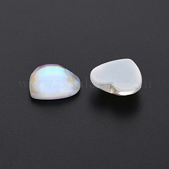 Translucent Electroplated Glass Cabochons&nbsp;EGLA-T026-001