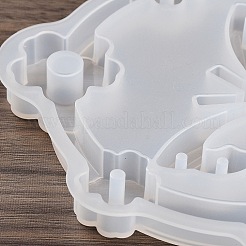 キャンドルホルダーDIYシリコンモールド  キャンドル作り用  蝶  9.8x9.8x2.35cm  内径：5.2x5.2のCM&nbsp;LS-DIY-K073-11A